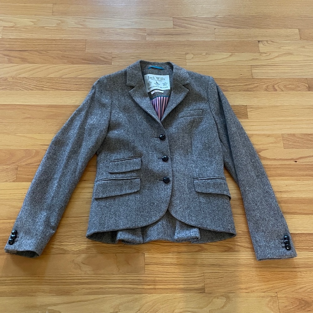 Jack wills wool tweed blazer